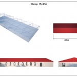 Классический шатёр 15х40